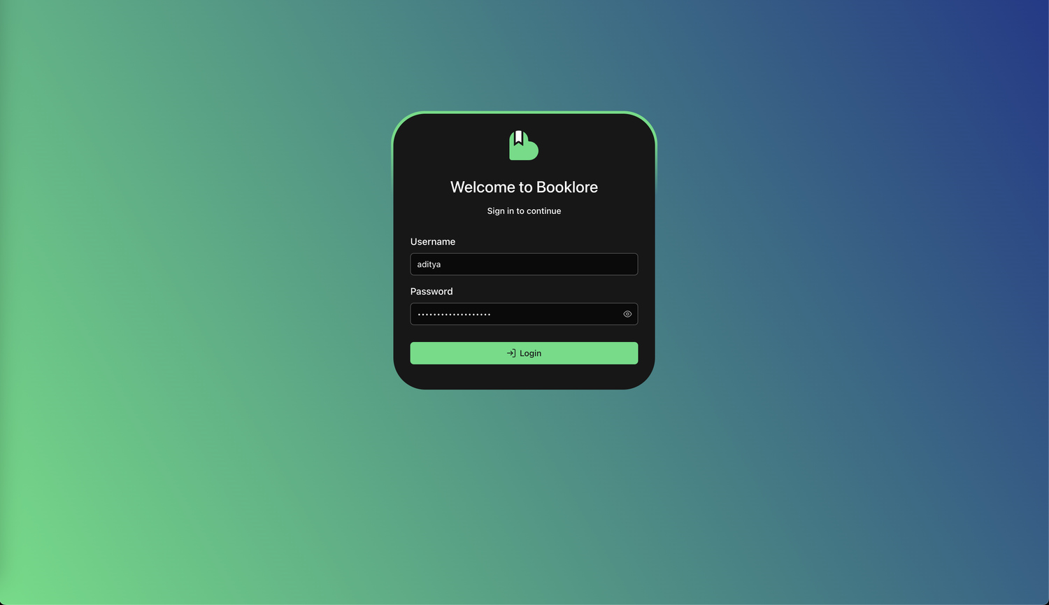 Login Page